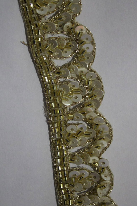 Exquisite Golden Handwork Lace: A Masterpiece of Embellishment - Luxurion World
