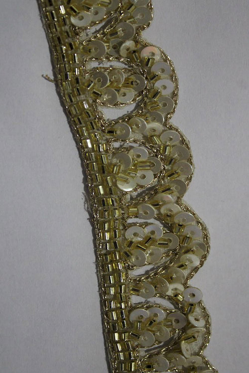 Exquisite Golden Handwork Lace: A Masterpiece of Embellishment - Luxurion World