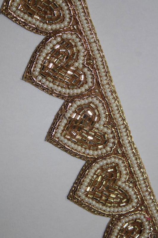 Exquisite Golden Handwork Lace: A Masterpiece of Embellishment - Luxurion World