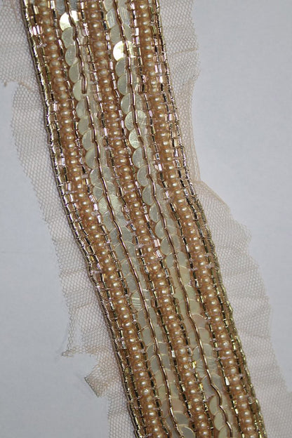 Exquisite Golden Handwork Lace: A Masterpiece of Embellishment - Luxurion World