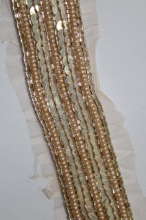 Exquisite Golden Handwork Lace: A Masterpiece of Embellishment - Luxurion World