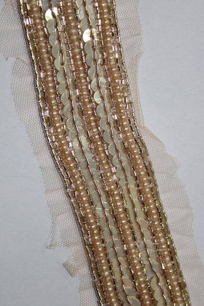 Exquisite Golden Handwork Lace: A Masterpiece of Embellishment - Luxurion World