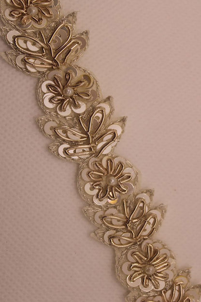 Exquisite Golden Handwork Lace: A Masterpiece of Embellishment - Luxurion World