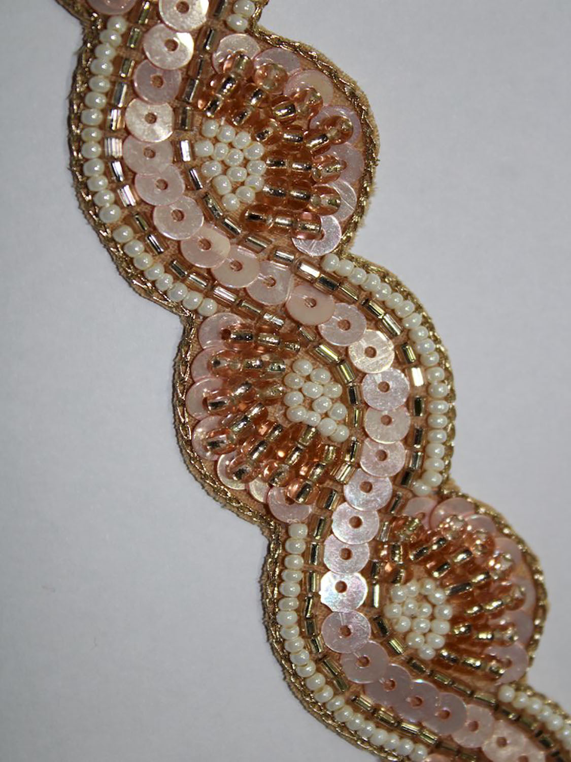 Gilded Elegance: Opulent Handwork Lace with Golden Embellishments - Luxurion World
