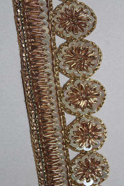 Exquisite Golden Handwork Lace: A Masterpiece of Embellishment - Luxurion World