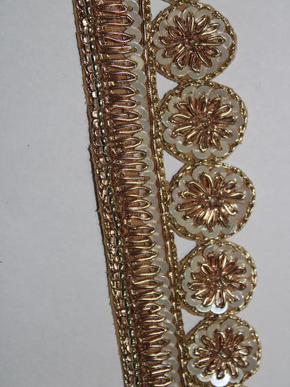 Exquisite Golden Handwork Lace: A Masterpiece of Embellishment - Luxurion World