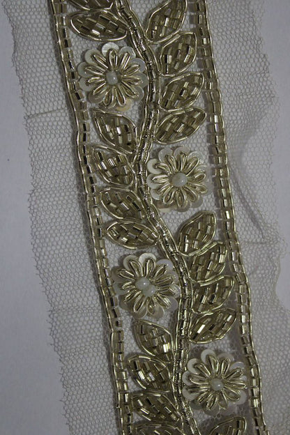 Exquisite Golden Handwork Lace: A Masterpiece of Embellishment - Luxurion World