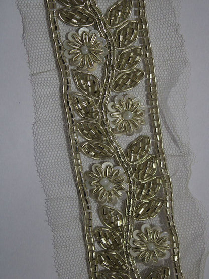 Exquisite Golden Handwork Lace: A Masterpiece of Embellishment - Luxurion World
