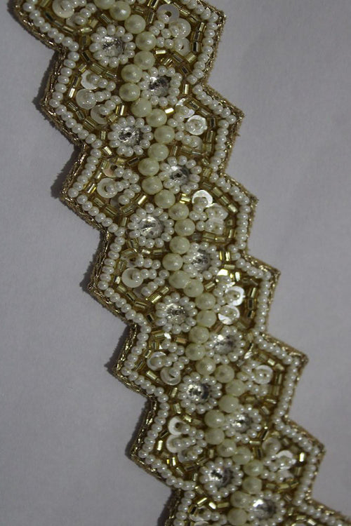 Exquisite Golden Handwork Lace: A Masterpiece of Embellishment - Luxurion World
