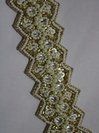 Exquisite Golden Handwork Lace: A Masterpiece of Embellishment - Luxurion World
