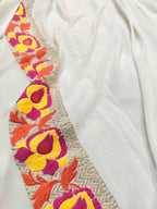 Dyeable Banarasi Handloom Pure Georgette Meenakari Saree - Luxurion World