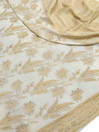 Dyeable Banarasi Handloom Pure Georgette Saree - Luxurion World