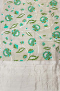 Dyeable Banarasi Handloom Pure Tussar Georgette Meenakari Saree - Luxurion World