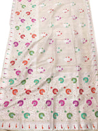 Dyeable Banarasi Handloom Pure Tussar Georgette Meenakari Saree - Luxurion World