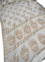 Dazzling Dyeable Banarasi Handloom Georgette Saree - Luxurion World