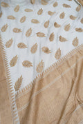 Dazzling Dyeable Banarasi Handloom Georgette Saree - Luxurion World