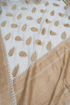 Dazzling Dyeable Banarasi Handloom Georgette Saree - Luxurion World