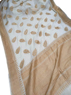 Dazzling Dyeable Banarasi Handloom Georgette Saree - Luxurion World