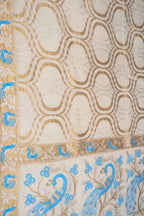 Dyeable Banarasi Handloom Pure Tussar Georgette Meenakari Saree - Luxurion World