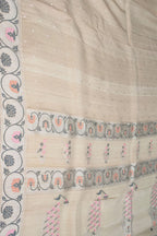 Dyeable Banarasi Handloom Pure Tussar Georgette Saree - Luxurion World