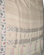 Dyeable Banarasi Handloom Pure Tussar Georgette Saree - Luxurion World