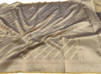 Black And Golden Banarasi Handloom Soft Tissue Silk Saree - Luxurion World
