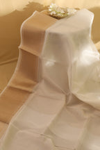 Dyeable Banarasi Handloom Pure Organza Silk Saree - Luxurion World