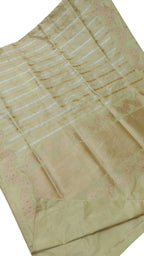 Exquisite Yellow Banarasi Handloom Pure Katan Silk Saree - Luxurion World