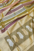 Exquisite Multicolor Banarasi Tissue Silk Saree - Luxurion World