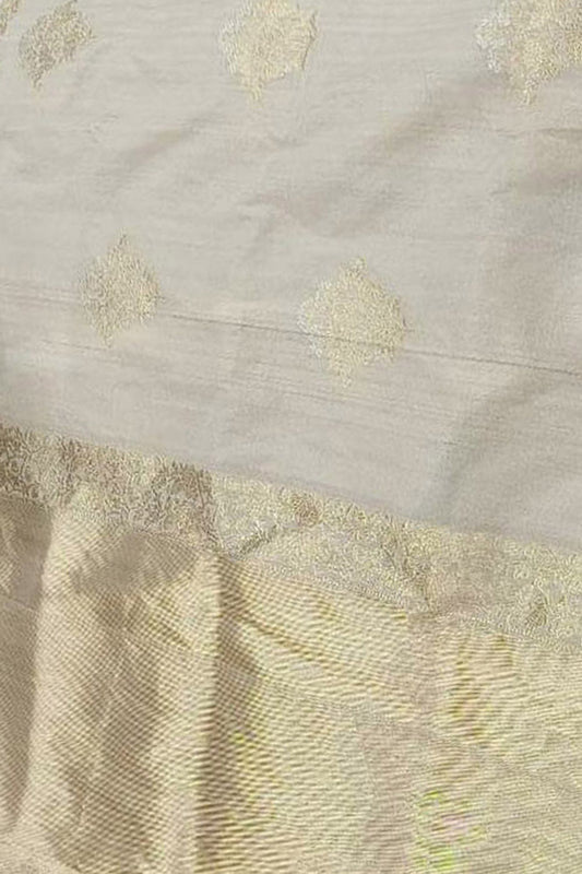 Exquisite Dyeable Banarasi Tussar Georgette Saree - Luxurion World