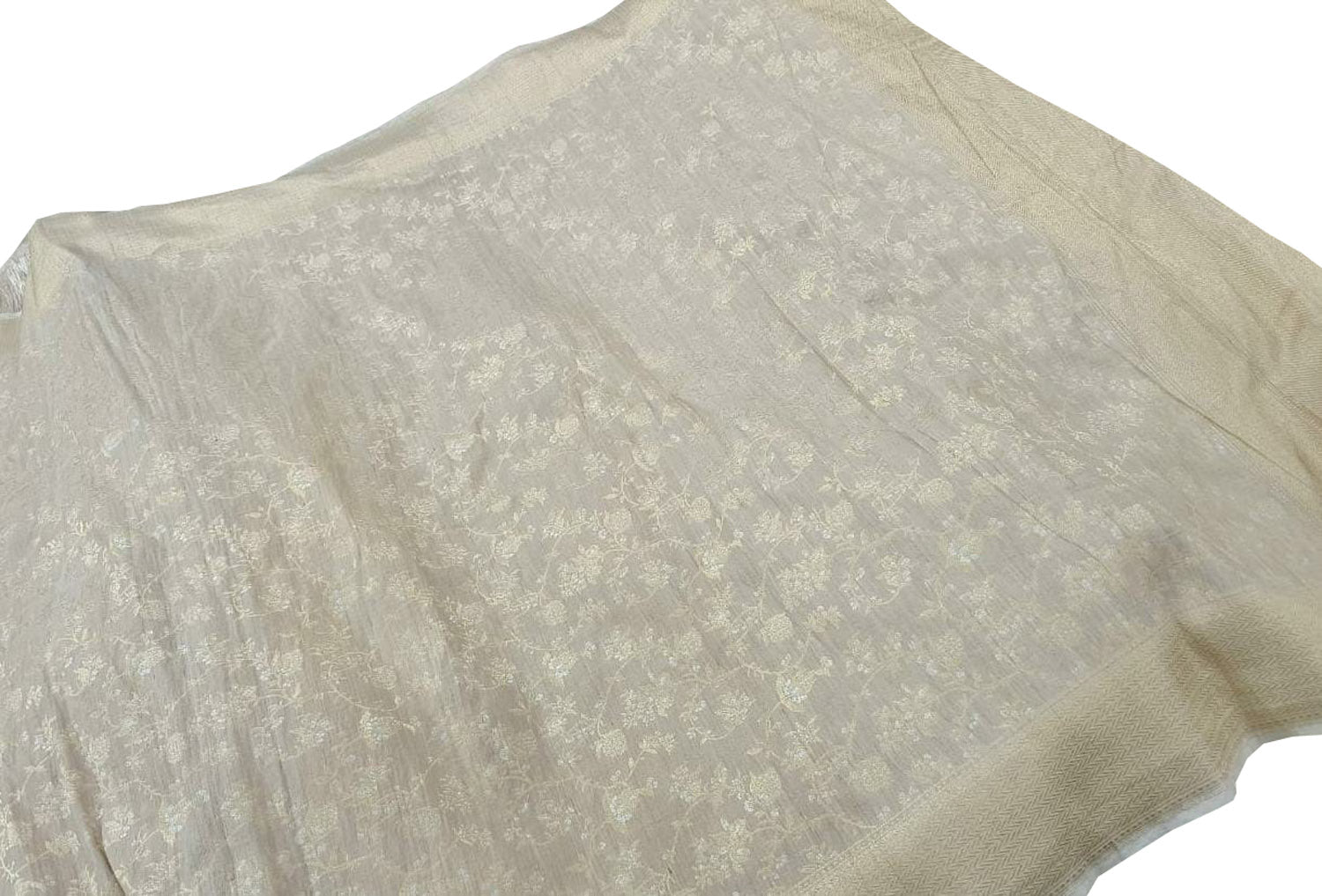Exquisite Dyeable Banarasi Tussar Georgette Saree - Luxurion World