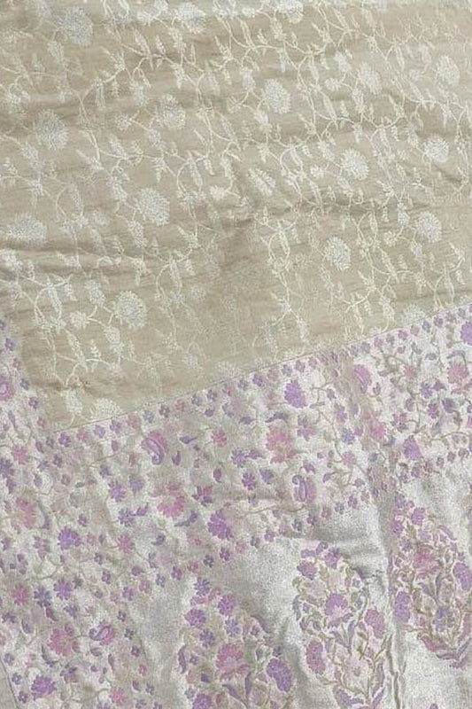 Stunning Dyeable Banarasi Tussar Georgette Saree - Luxurion World