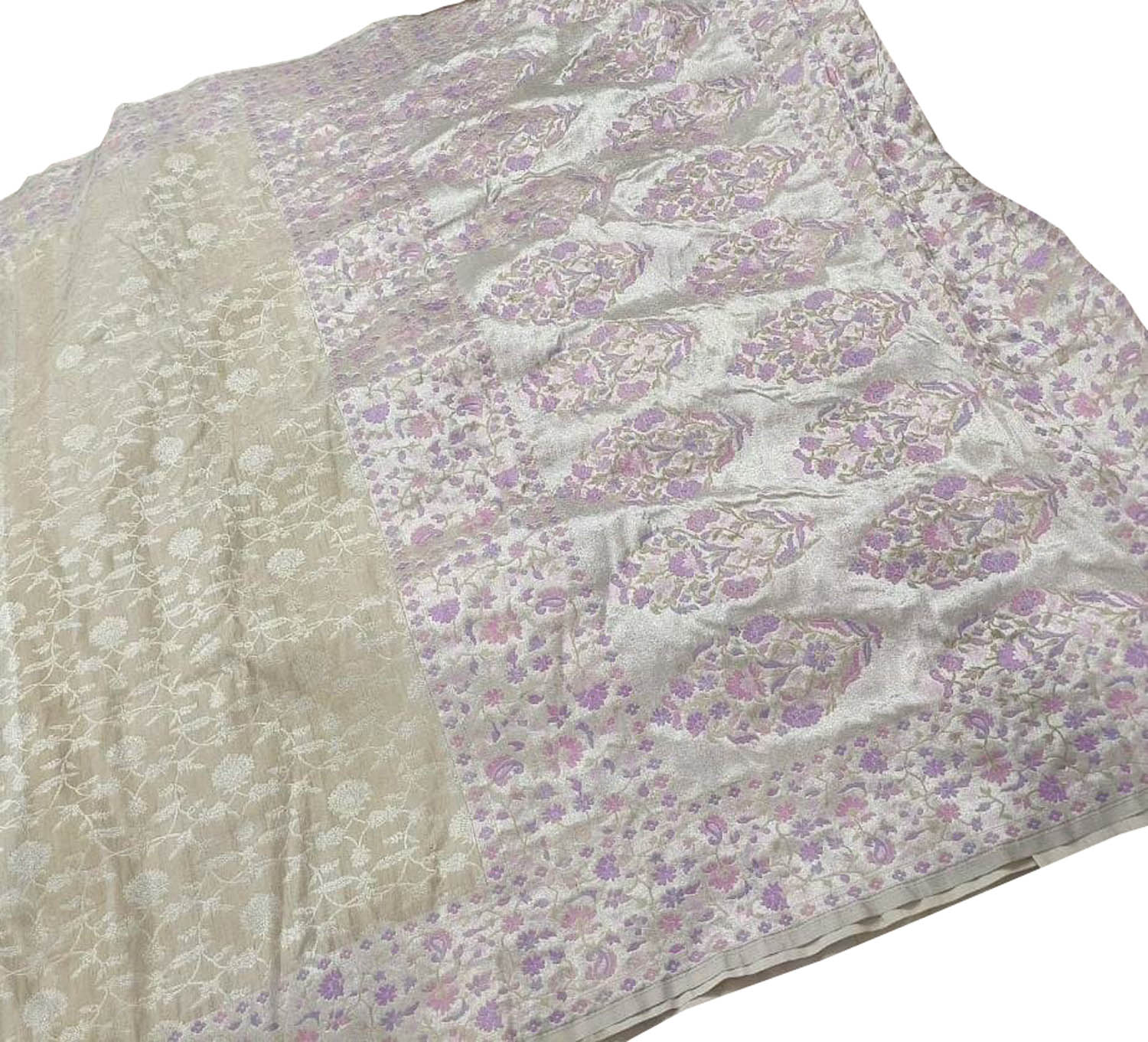 Stunning Dyeable Banarasi Tussar Georgette Saree - Luxurion World