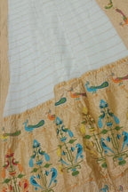 Dazzling Dyeable Banarasi Handloom Pure Tussar Georgette Saree - Luxurion World