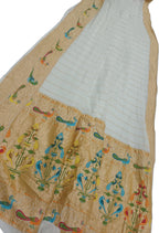 Dazzling Dyeable Banarasi Handloom Pure Tussar Georgette Saree - Luxurion World