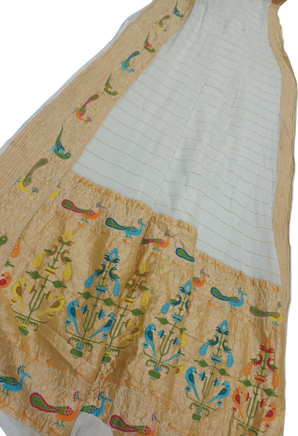 Dazzling Dyeable Banarasi Handloom Pure Tussar Georgette Saree - Luxurion World