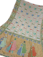 Dazzling Dyeable Banarasi Handloom Pure Tussar Georgette Saree - Luxurion World
