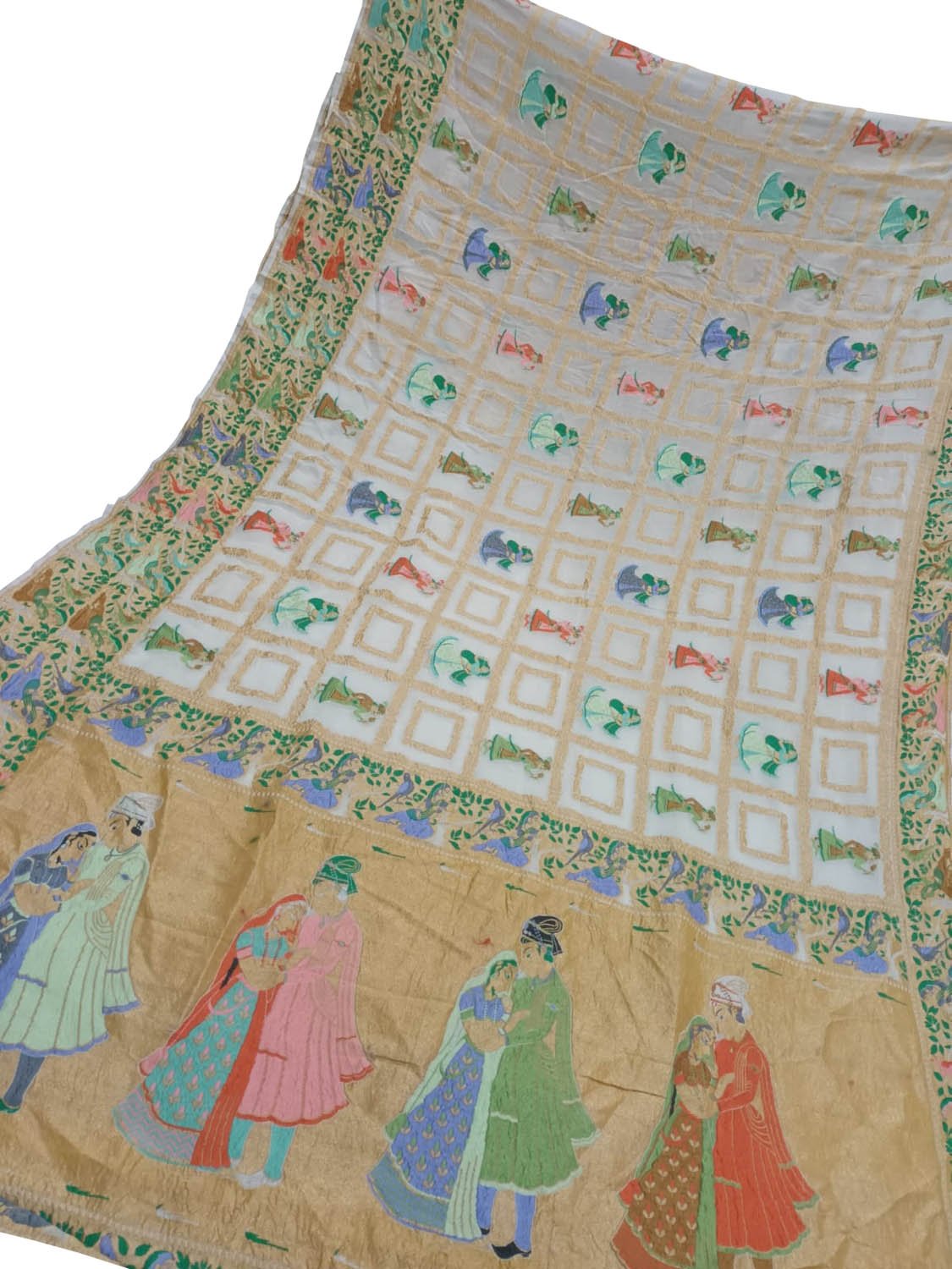 Dazzling Dyeable Banarasi Handloom Pure Tussar Georgette Saree - Luxurion World