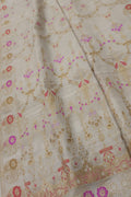 Dazzling Dyeable Banarasi Handloom Pure Tussar Georgette Saree - Luxurion World