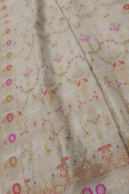 Dazzling Dyeable Banarasi Handloom Pure Tussar Georgette Saree - Luxurion World