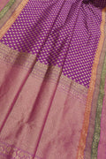 Elegant Purple Banarasi Silk Saree: A Timeless Classic - Luxurion World