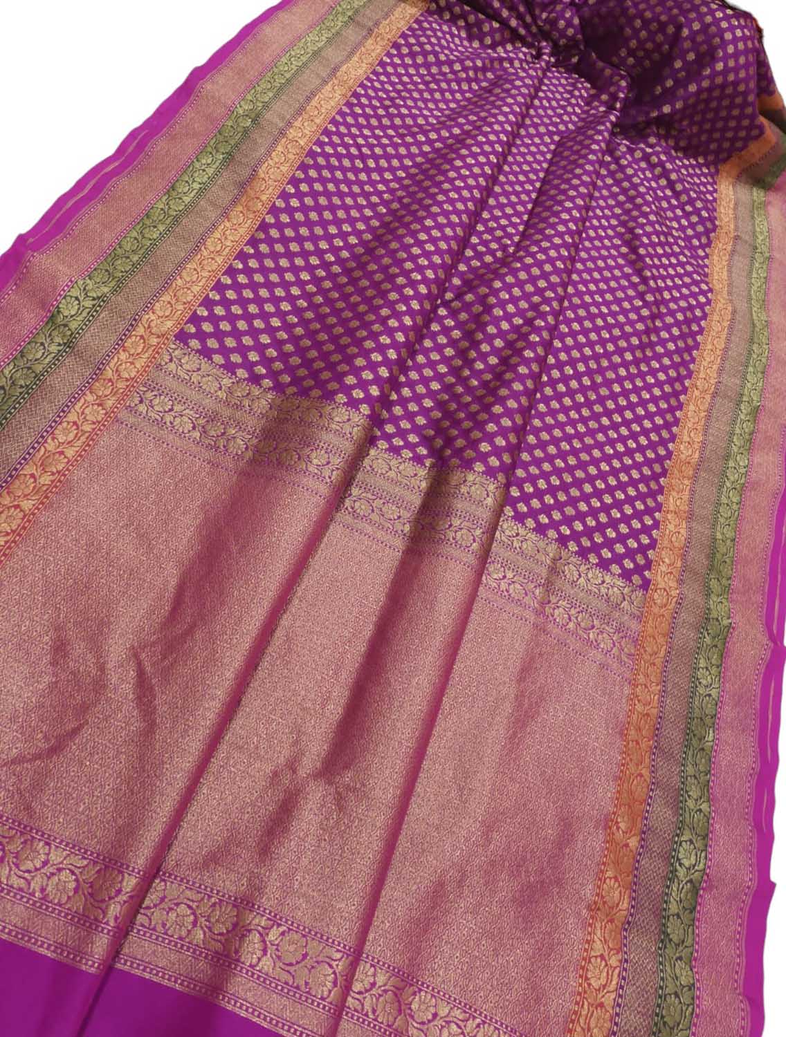 Elegant Purple Banarasi Silk Saree: A Timeless Classic - Luxurion World