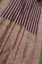 Elegant Purple Banarasi Silk Saree: A Timeless Classic - Luxurion World