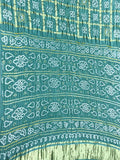 Blue Checks Bandhani Pure Gajji Silk Saree - Luxurion World