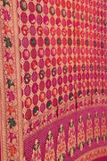 Elegant Pink Banarasi Bandhani Georgette Saree: A Timeless Classic - Luxurion World