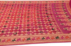 Elegant Pink Banarasi Bandhani Georgette Saree: A Timeless Classic - Luxurion World