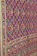 Elegant Purple Banarasi Bandhani Meenakari Georgette Saree - Luxurion World