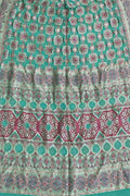 Blue Banarasi Bandhani Pure Georgette Saree - Luxurion World