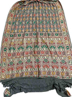 Grey Banarasi Bandhani Pure Georgette Saree - Luxurion World