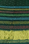 Multicolor Bandhani Pure Gajji Silk Saree - Luxurion World
